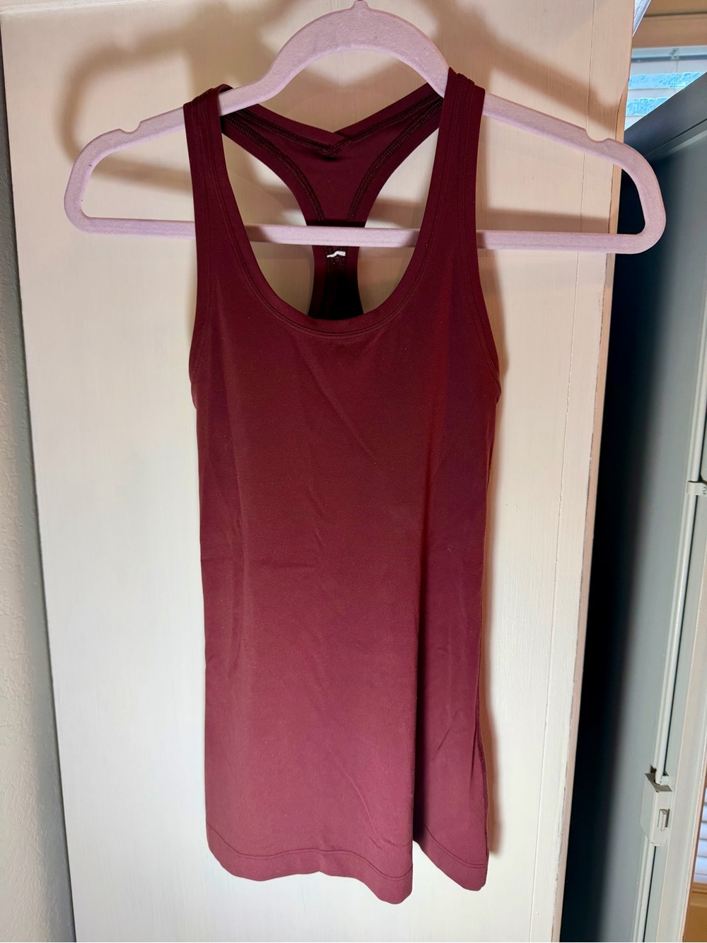 Lululemon Maroon tank top! Size 2!